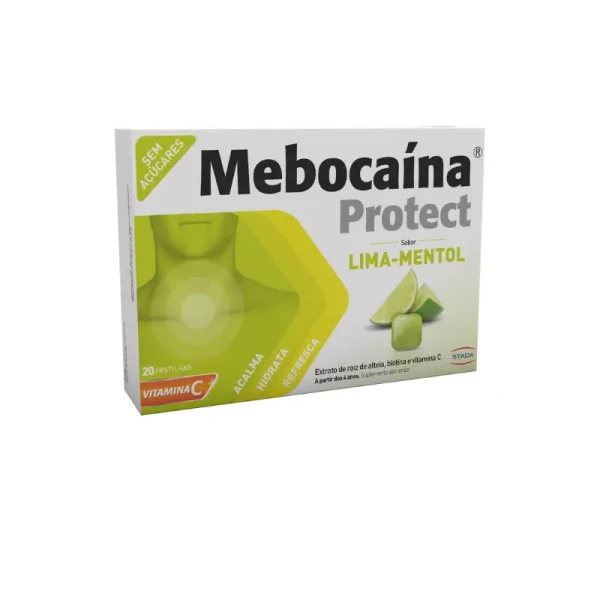 Mebocaína Protect Pastilhas Lima-Mentol X20